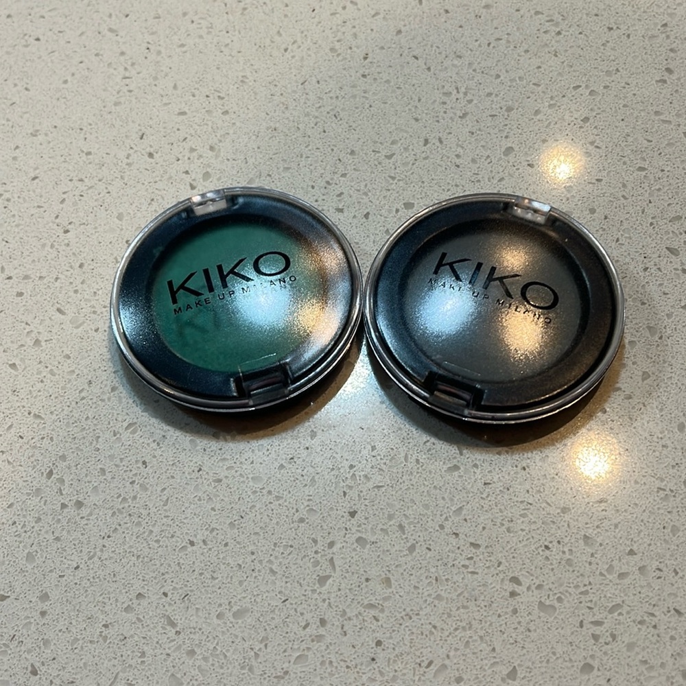 Kiko Milano eyeshadows lot of 2 shades of green authentic!